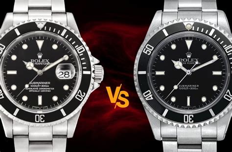 no date vs date rolex